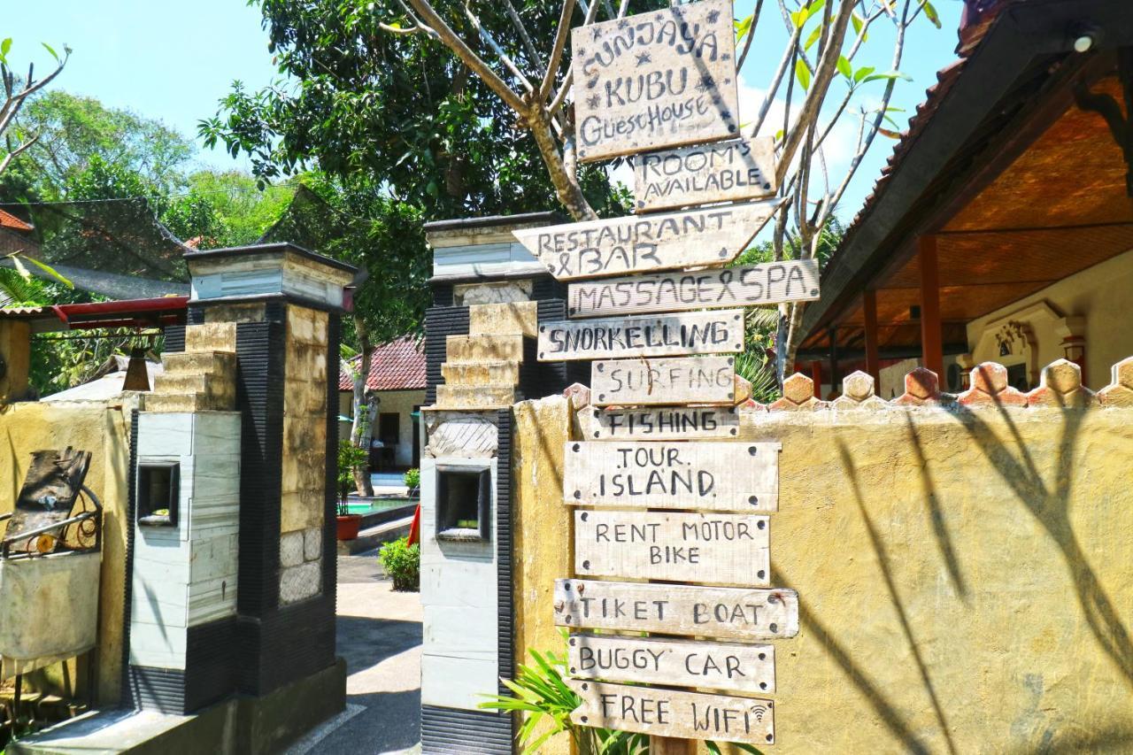 Sunjaya Kubu Guesthouse Lembongan Exteriör bild